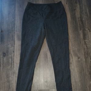 Charcoal gray rayon leggings
